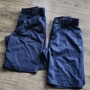 2 Pairs Of Blue Uniform Shorts